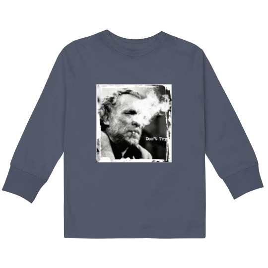 Discover Charles Bukowski Kids Long Sleeve T Shirts