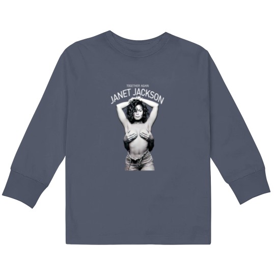 Discover Janet Jackson Rolling Stone 1993 Vintage Kids Long Sleeve T Shirts