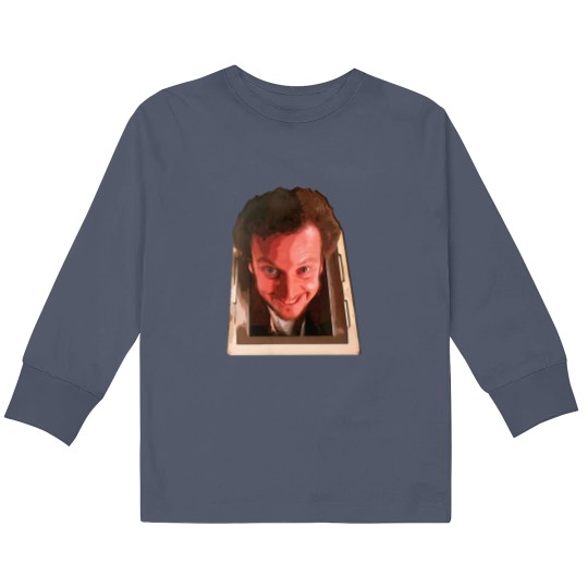 Discover Home Alone Marv Doggy Door Classic Kids Long Sleeve T Shirts