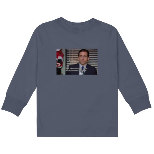 Discover Michael Scott Kids Long Sleeve T Shirts, Well Happy Birthday Jesus  Kids Long Sleeve T Shirts