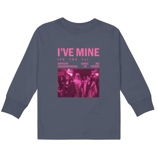 Discover Ive Mine The 1st Kpop Kids Long Sleeve T-Shirt Collection