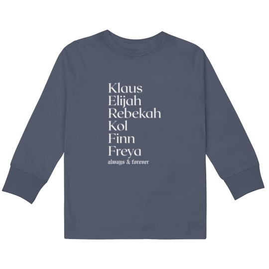 Discover The Originals Kids Long Sleeve T-Shirts for TVD Fans