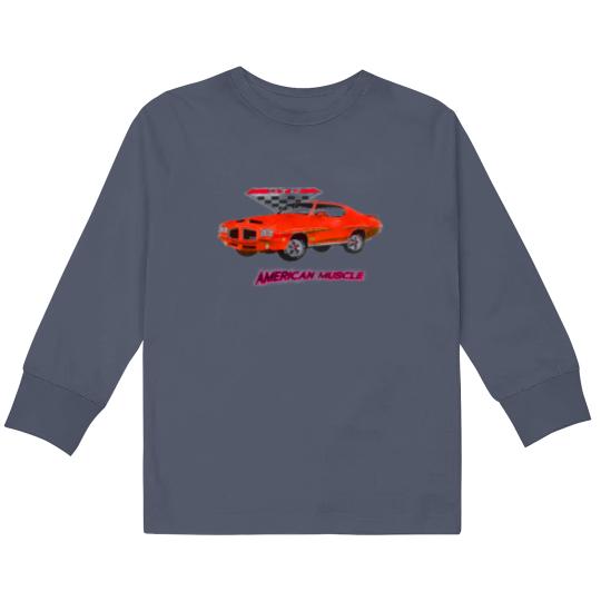 Discover 1971 GTO Judge Kids Long Sleeve T Shirts
