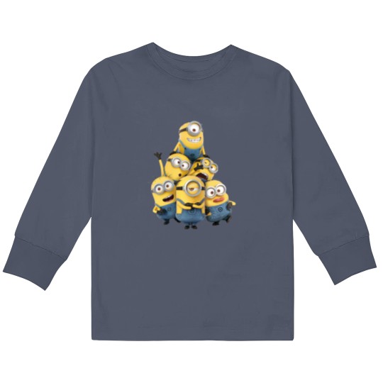 Discover Minions Despicable Me Minions Adult Kids Long Sleeve T Shirts Yellow NEW