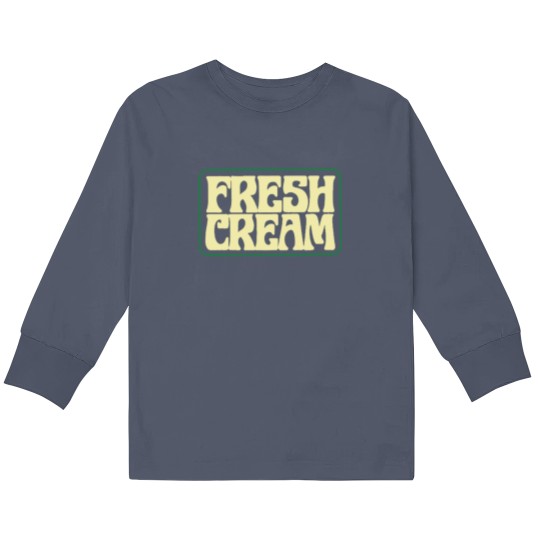 Discover Cream Band Kids Long Sleeve T Shirts