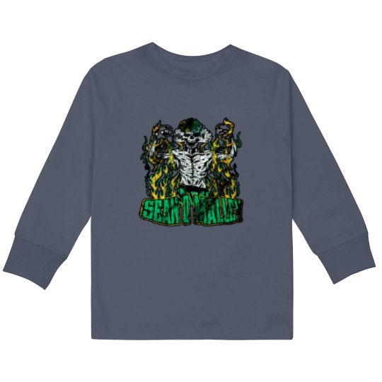 Discover Arizonna Sport Kids Long Sleeve T-Shirts - Sean O'Malley, Skeleton, Vintage Bootleg, Washed Color and Color Variants