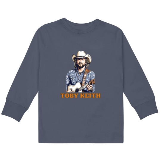 Discover American Country Music Singer Toby Keith Kids Long Sleeve T Shirts