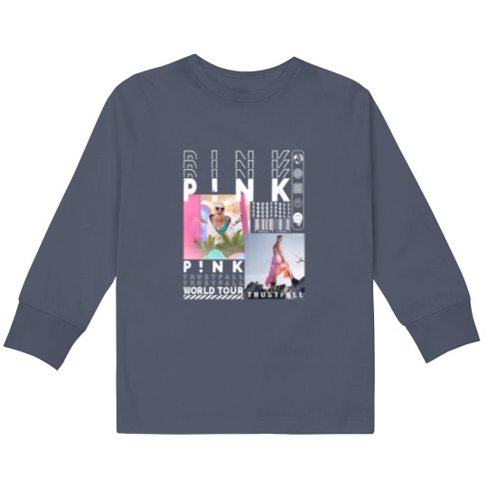 Discover Pink Music Kids Long Sleeve T Shirts