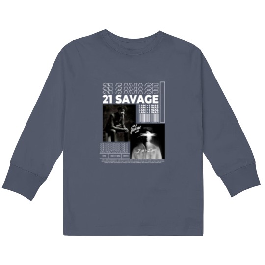 Discover Vintage 21 Savage Kids Long Sleeve T Shirts | 21 Savage Merch