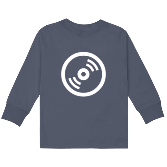 Discover Music Record Kids Long Sleeve T Shirts
