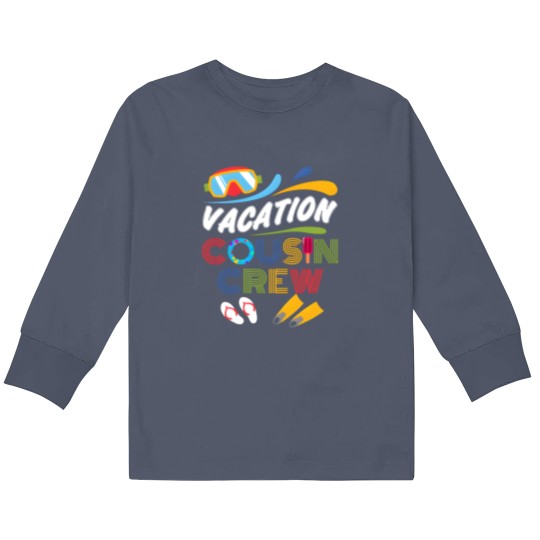 Discover Vacation Cousin Crew Summer Family Cousin Matching Kids Long Sleeve T Shirts