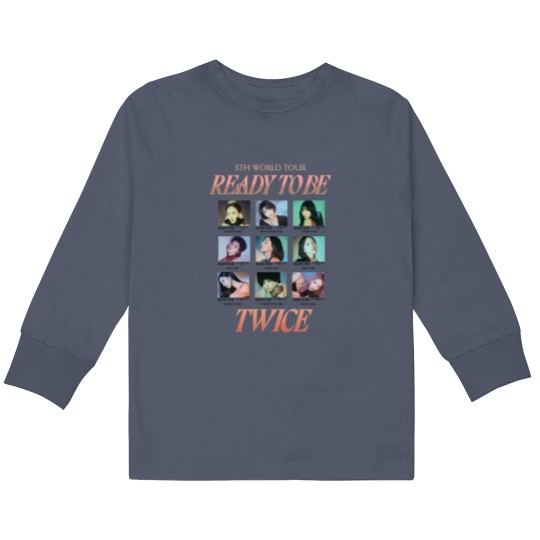 Discover Twice Ready To Be Kids Long Sleeve T Shirts, Twice 12th Album Kids Long Sleeve T Shirts