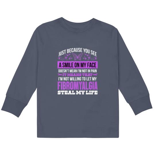 Discover Fibromyalgia Awareness - Fibromyalgia Pain Awarene Kids Long Sleeve T Shirts