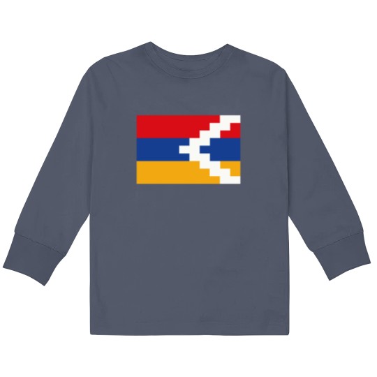 Discover flag artsakh Kids Long Sleeve T Shirts