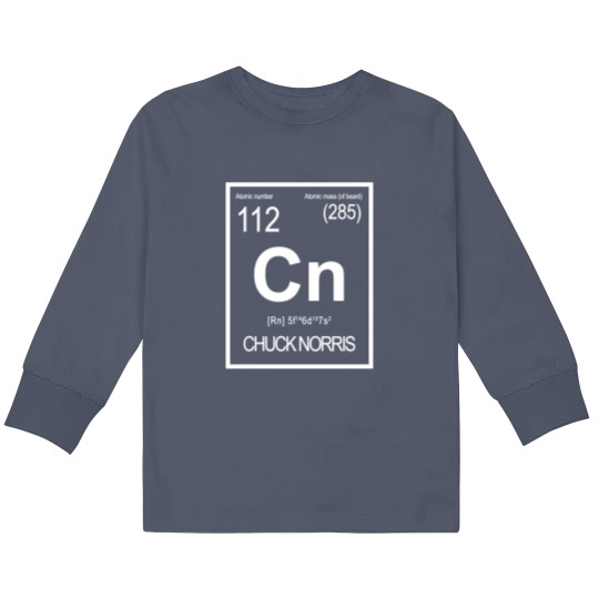 Discover Chuck Norris - Periodic Table of Elements Classic Kids Long Sleeve T Shirts