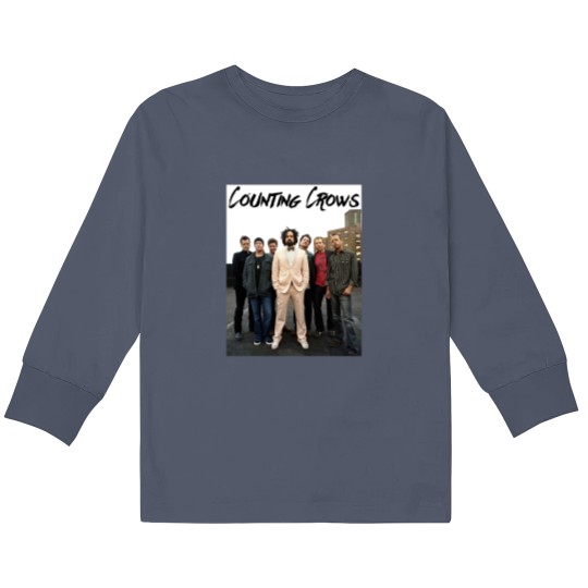 Discover Counting Crows Aesthetic Graphic Minimal Kids Long Sleeve T Shirts