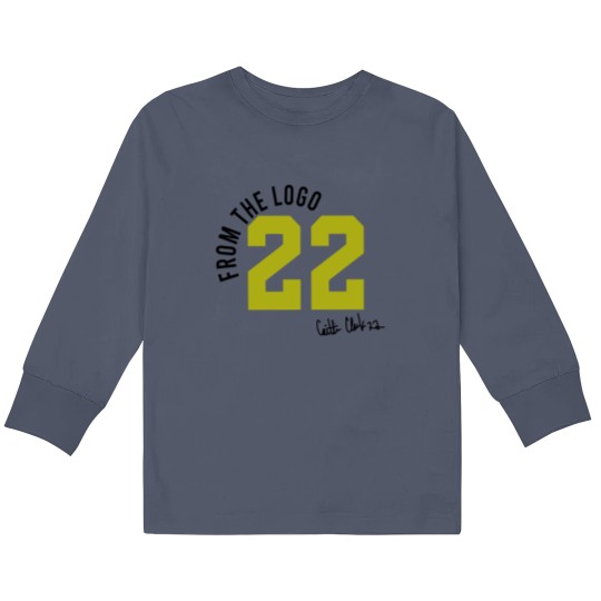 Discover Caitlin Clark Fan Kids Long Sleeve T-Shirts - From The Logo 22