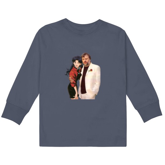 Discover Slavoj Zizek With Waifu Kids Long Sleeve T Shirts