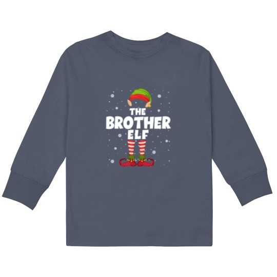 Discover The Brother Elf Family Matching Group Christmas Pajama - The Brother Elf Family Matching Group - Kids Long Sleeve T Shirts