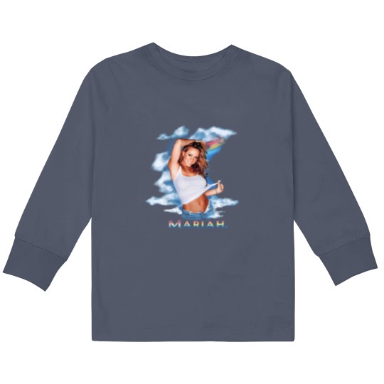 Discover Vintage 2000 Mariah Carey The Rainbow World Tour Kids Long Sleeve T Shirts