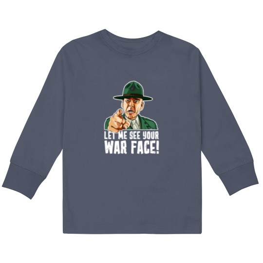 Discover Sgt. Hartman - Full Metal Jacket - Kids Long Sleeve T Shirts