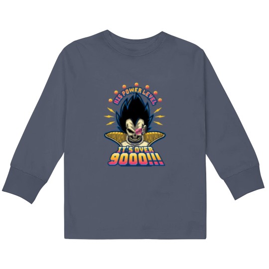 Discover Power Level - Dragon Ball Z - Kids Long Sleeve T Shirts