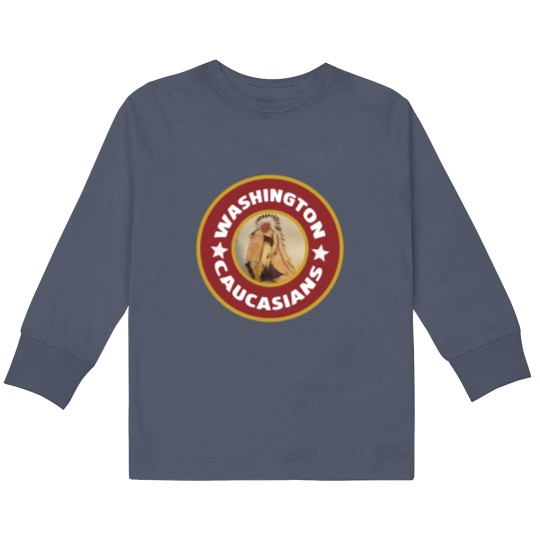 Discover Vintage Awesome Washington Caucasians Chief Classic Kids Long Sleeve T Shirts