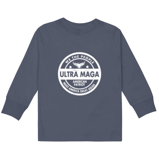 Discover Ultra MAGA Unisex Kids Long Sleeve T-Shirt