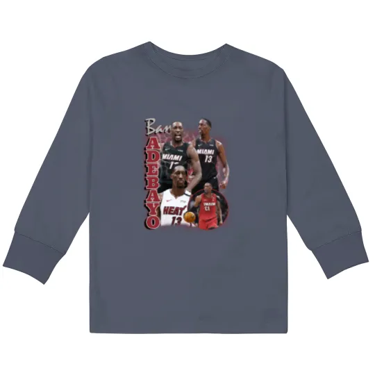 Discover Bam Adebayo Kids Long Sleeve T Shirts, basketball Kids Long Sleeve T Shirts
