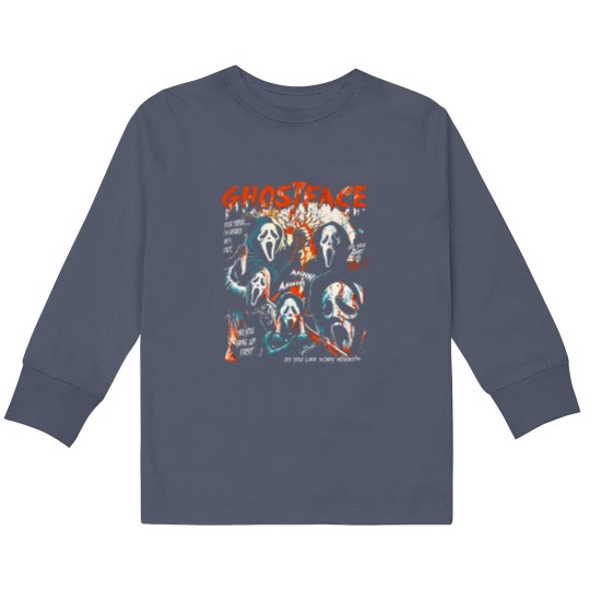 Discover 2023 Scream VI Movie Poster Kids Long Sleeve T Shirts, Scream 6 Movie Kids Long Sleeve T Shirts