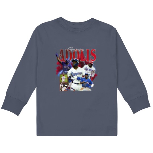 Discover Adolis Garcia Texas Baseball Kids Long Sleeve T Shirts, Baseball Kids Long Sleeve T Shirts Christmas Gift Unisex