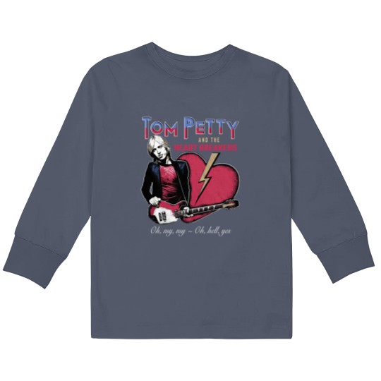 Discover Tom Petty & the Heartbreakers Men's Kids Long Sleeve T Shirts Oh Hell Yes Guitarist Tees