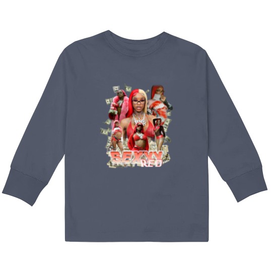 Discover Sexxy Red Tour 2023, Limited Sexyy Red Kids Long Sleeve T Shirts, Vintage Sexyy Red 90s Kids Long Sleeve T Shirts