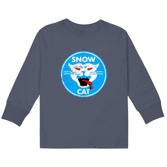 Discover Snow Cat Vintage Decal - Gi Joe - Kids Long Sleeve T Shirts