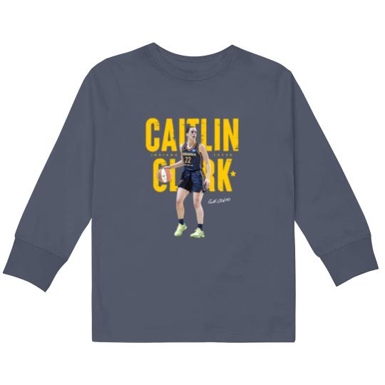 Discover Caitlin Clark Indiana Fever Kids Long Sleeve T Shirts, Caitlin Clark 22 Kids Long Sleeve T Shirts
