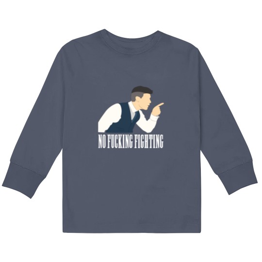 Discover No ing fighting! Tommy Shelby cartoon Kids Long Sleeve T Shirts