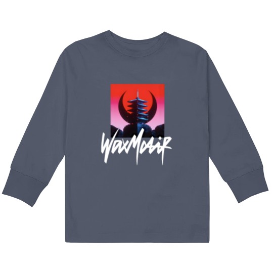 Discover Wax Motif House of Wax Kids Long Sleeve T Shirts