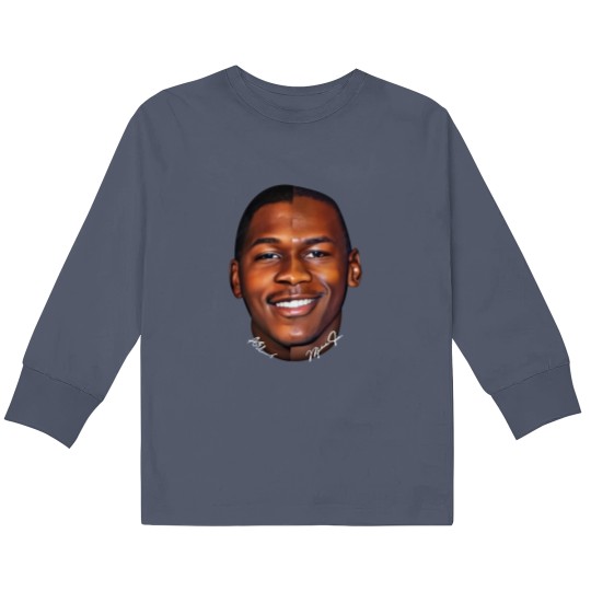 Discover Anthony Edwards Michael Jordan Timberwolves Graphic Kids Long Sleeve T Shirts