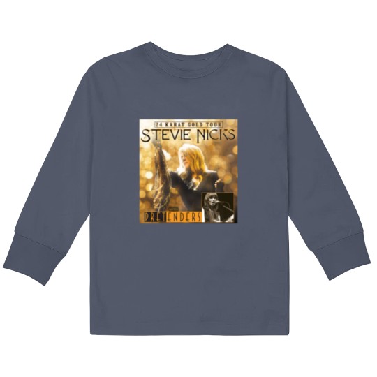 Discover Stevie Nicks 24 Karat Gold Tour Dates Pretenders Kids Long Sleeve T Shirts