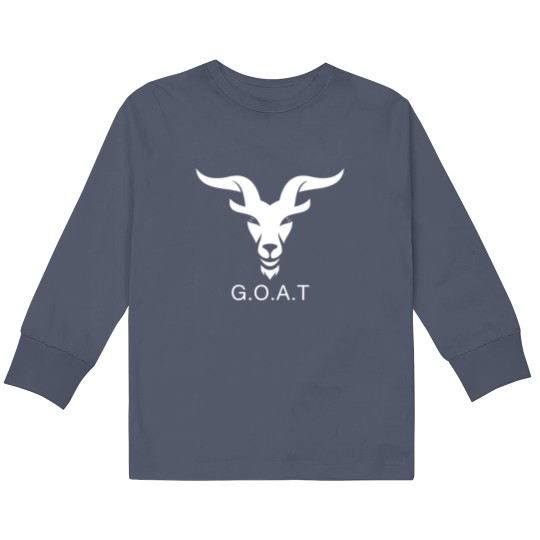 Discover G.O.A.T Kids Long Sleeve T-Shirt for Greatest of All Time Fans