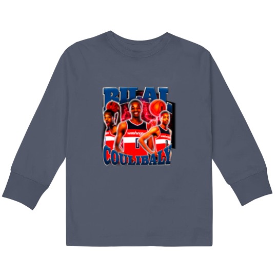 Discover Bilal Coulibaly Vintage  Retro 90's Kids Long Sleeve T Shirts Basketball Player Bilal Coulibaly Vintage Kids Long Sleeve T Shirts Kids Long Sleeve T Shirts Vintage Bootleg Basketball Kids Long Sleeve T Shirts Kids Long Sleeve T Shirts