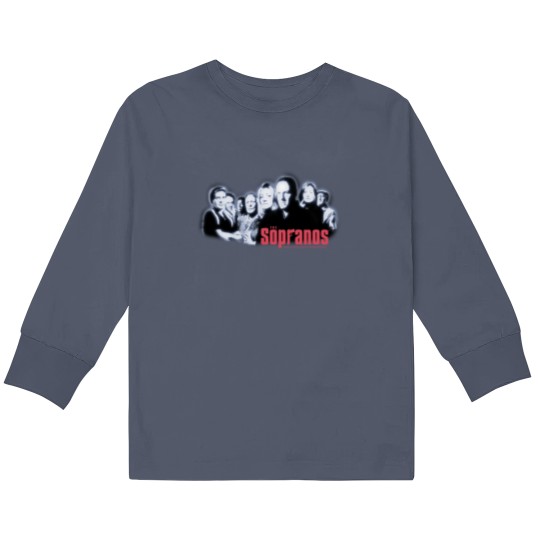 Discover Kids' Long Sleeve T-Shirt with Vintage 2000s Sopranos Theme