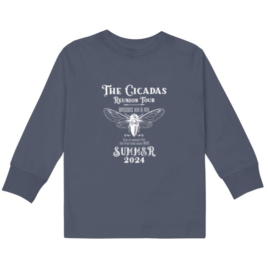 Discover Cicada Concert Tour 2024 Kids Long Sleeve Shirts