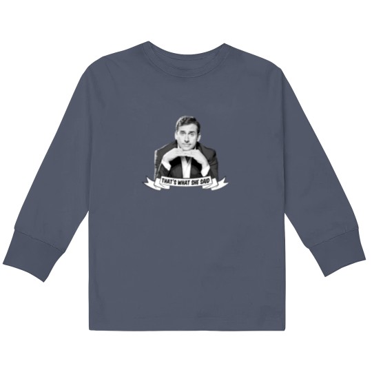 Discover That's what she said Kids Long Sleeve T Shirts | Michael Scott Kids Long Sleeve T Shirts | The Office