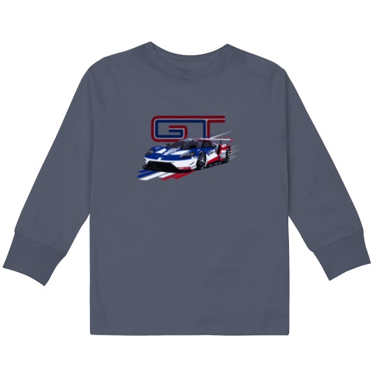 Discover GT IMSA GTLM Race Car Premium Kids Long Sleeve T Shirts