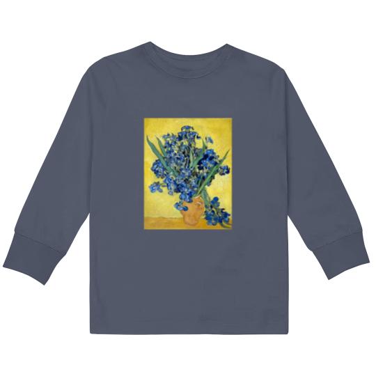 Discover Vincent van Gogh Irises Kids Long Sleeve T Shirts
