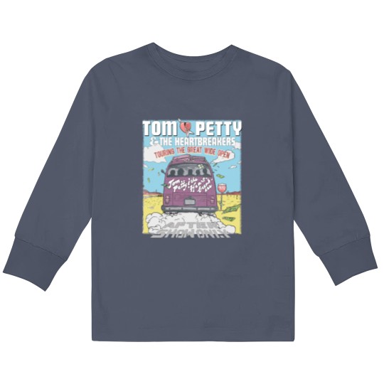 Discover Tom Petty & the Heartbreakers Touring the Great Wide Open Rock Music Kids Long Sleeve T Shirts