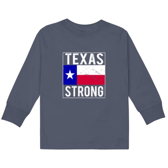 Discover Texas Strong - Texas - Kids Long Sleeve T Shirts