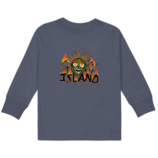 Discover Spooky Island Scooby Doo Collage Unisex Kids Long Sleeve T Shirts, Spooky Island