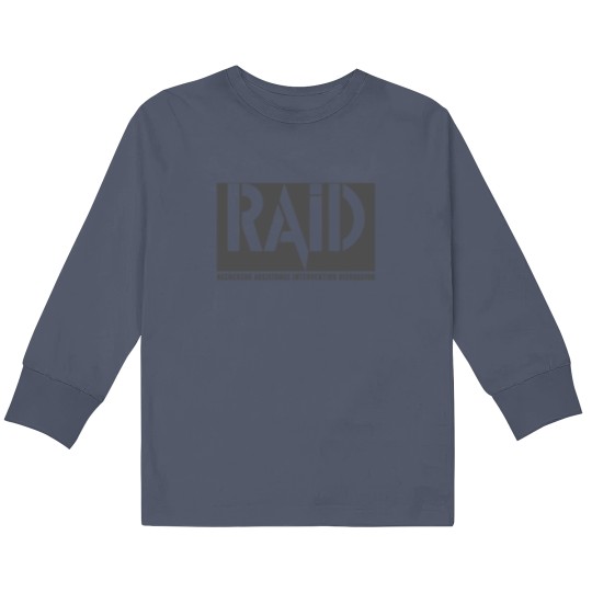 Discover RAID French Police Tactical Unit Essential Kids Long Sleeve T Shirts